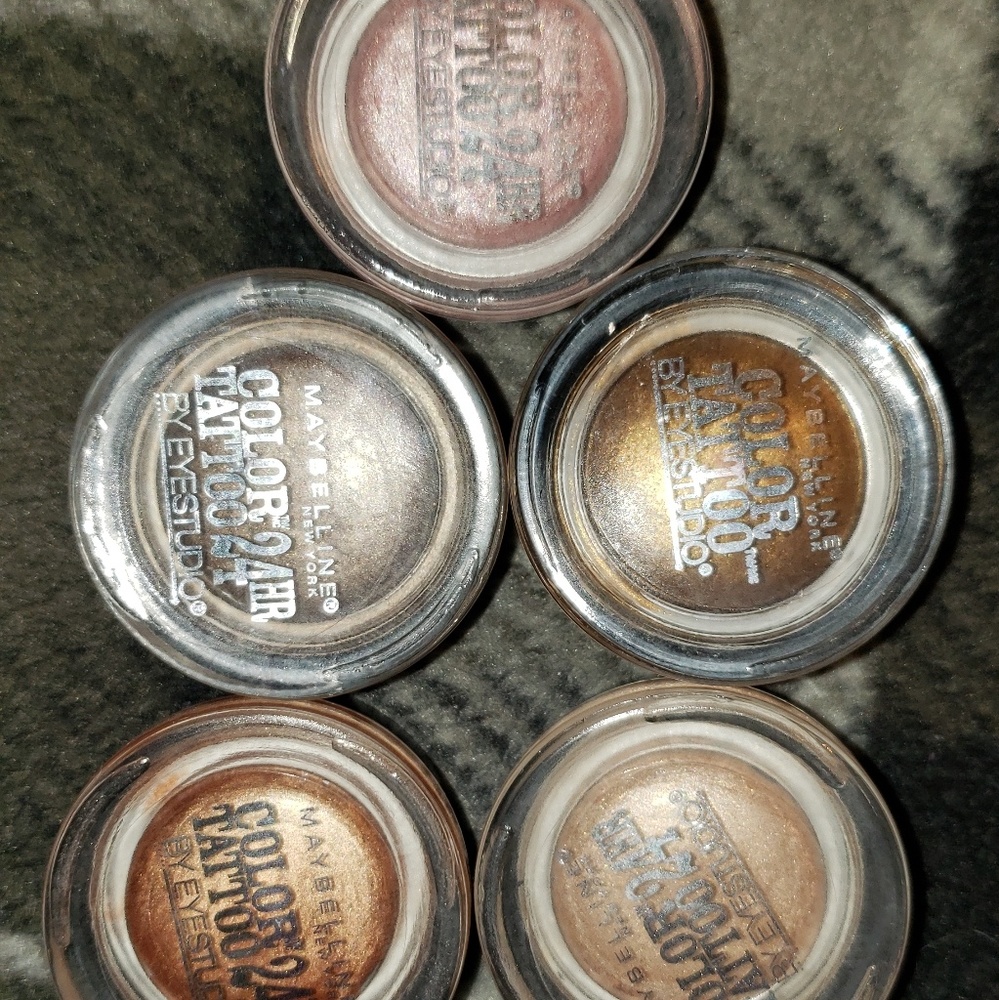 Maybelline Color Tattoo lot of 5